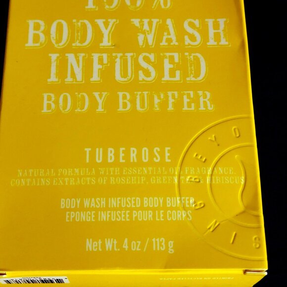 SPONGOLOGY by Spongellé TUBEROSE Body Wash Infused Body Buffer - Picture 3 of 10